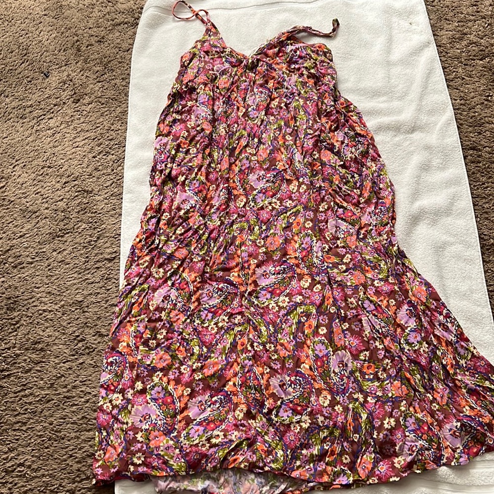 Large dress adjustable straps